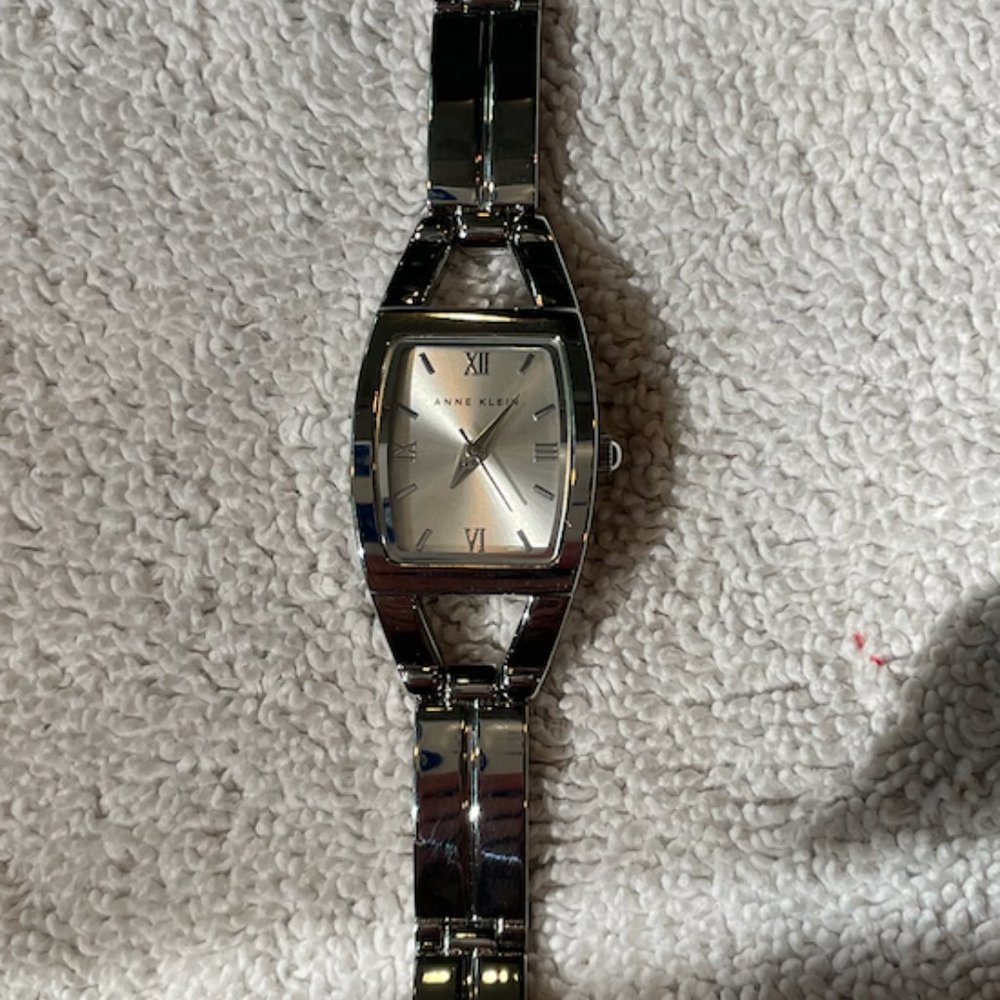 anne klein silver watch